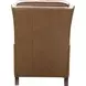 Moore Cashmere Taupe Leather Push Thru The Arms Recliner