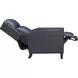 Moore Santa Fe Ocean Leather Power Recliner with Power Headrest and USB Charging