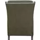 Moore Oasis Olive Leather Power Recliner with Power Headrest and USB Charging