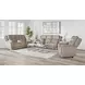 Penfield Frappe Zero Gravity 80" Power Reclining Console Loveseat With Heat And Massage
