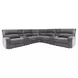 Polaris Bizmark Grey 7 Piece Modular Power Reclining Sectional