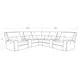 Polaris Slate 7 Piece Modular Power Reclining Sectional