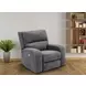 Polaris Bizmark Gray Performance Fabric Power Recliner