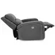 Polaris Bizmark Gray Performance Fabric Power Recliner