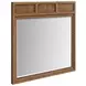 Harbor Warm Walnut Square Dresser Mirror