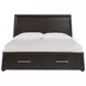 Bellamy Coffee Bean California King Storage Panel Bed