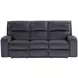 Lovell Gray Power Reclining 87" Sofa with USB Charging