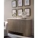 Loggia Aria and White 3 Door Travertine Top Buffet