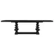 Atrium Black 108" Rectangular Dining Table