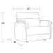 Radius Xl Mineral Power Glider Recliner