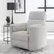 Radius Angora Linen Manual Swivel Recliner
