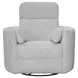 Radius Angora Linen Manual Swivel Recliner