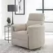 Radius Burlap Manual Swivel Recliner