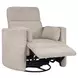 Radius Burlap Manual Swivel Recliner