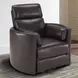 Radius Florence Brown Cordless Swivel Glider Power Recliner