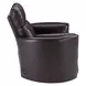 Radius Florence Brown Cordless Swivel Glider Power Recliner