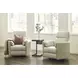 Radius Florence Ivory Cordless Swivel Glider Power Recliner
