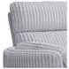 Radius Mega Grey 79" Glider Power Reclining Console Loveseat