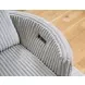 Radius Mega Grey 79" Glider Power Reclining Console Loveseat
