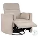 Arc Burlap Manual Swivel Recliner