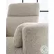 Arc Burlap Manual Swivel Recliner