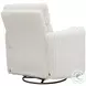 Arc Mega Ivory Swivel Power Glider Recliner