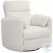 Arc Mega Ivory Swivel Power Glider Recliner