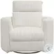 Arc Mega Ivory Swivel Power Glider Recliner
