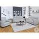 Arc Mega Grey Glider Power Reclining Console Loveseat