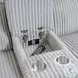 Arc Mega Grey Glider Power Reclining Console Loveseat