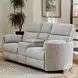 Arc Mineral Power Glider Reclining Console Loveseat