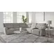 Richland Bristol Grey 6 Piece Modular Power Reclining Sectional With Adjustable Power Headrests