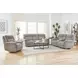 Richland Bristol Grey Power Recliner With Power Headrest
