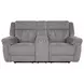 Richland Bristol Grey 80" Power Reclining Console Loveseat With Power Headrest