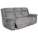 Richland Bristol Grey 90" Power Reclining Sofa With Power Headrest
