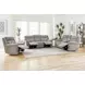Richland Bristol Grey 90" Power Reclining Sofa With Power Headrest