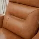 Remmington Vintage Caramel Leather Swivel Glider Power Recliner