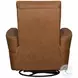 Rhettmere Vintage Caramel Leather Swivel Glider Power Recliner