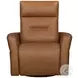 Rhettmere Vintage Caramel Leather Swivel Glider Power Recliner