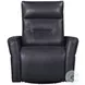 Rhettmere Vintage Slate Leather Swivel Glider Power Recliner