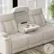 Vanderbilt Fantom Ivory Power Reclining Sofa with Drop Down Console and Power Headrest