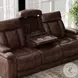 Vanderbilt Fantom Brown Power Reclining Sofa with Drop Down Console and Power Headrest