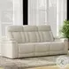 Vanderbilt Fantom Ivory Power Reclining Sofa with Drop Down Console and Power Headrest