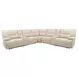 Spartacus Oyster Performance Fabric 7 Piece Modular Power Reclining Sectional