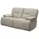 Spartacus Oyster Dual Performance Fabric 65" Power Reclining Loveseat with Power Headrest