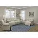 Spartacus Oyster Dual Performance Fabric 65" Power Reclining Loveseat with Power Headrest