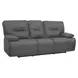 Spartacus Haze Dual 88" Power Reclining Sofa with Power Headrest