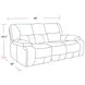 Spartacus Haze Dual 88" Power Reclining Sofa with Power Headrest