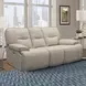 Spartacus Oyster Dual Performance Fabric 88" Power Reclining Sofa with Power Headrest