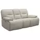 Spartacus Oyster Dual Performance Fabric 88" Power Reclining Sofa with Power Headrest